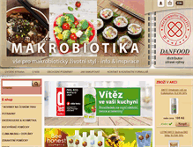Tablet Screenshot of makrobiotika.cz